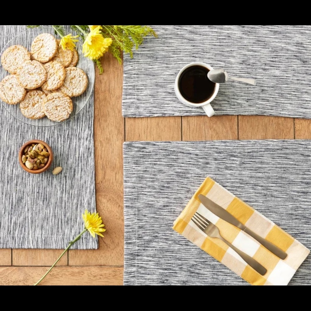 Boda Cotton Rectangular Placemats (Set of 6)